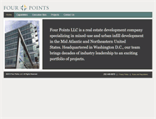 Tablet Screenshot of fourpointsllc.com